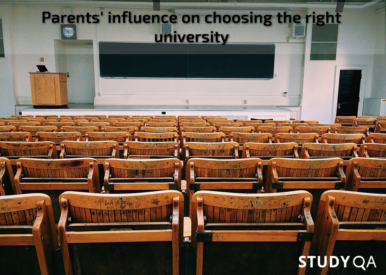 Parents' influence on choosing the right university